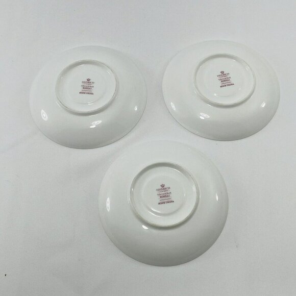 Heinrich Villeroy Boch Bonzai Plate Saucer Dish Lot Butter Salad Flower Germany - Picture 2 of 8